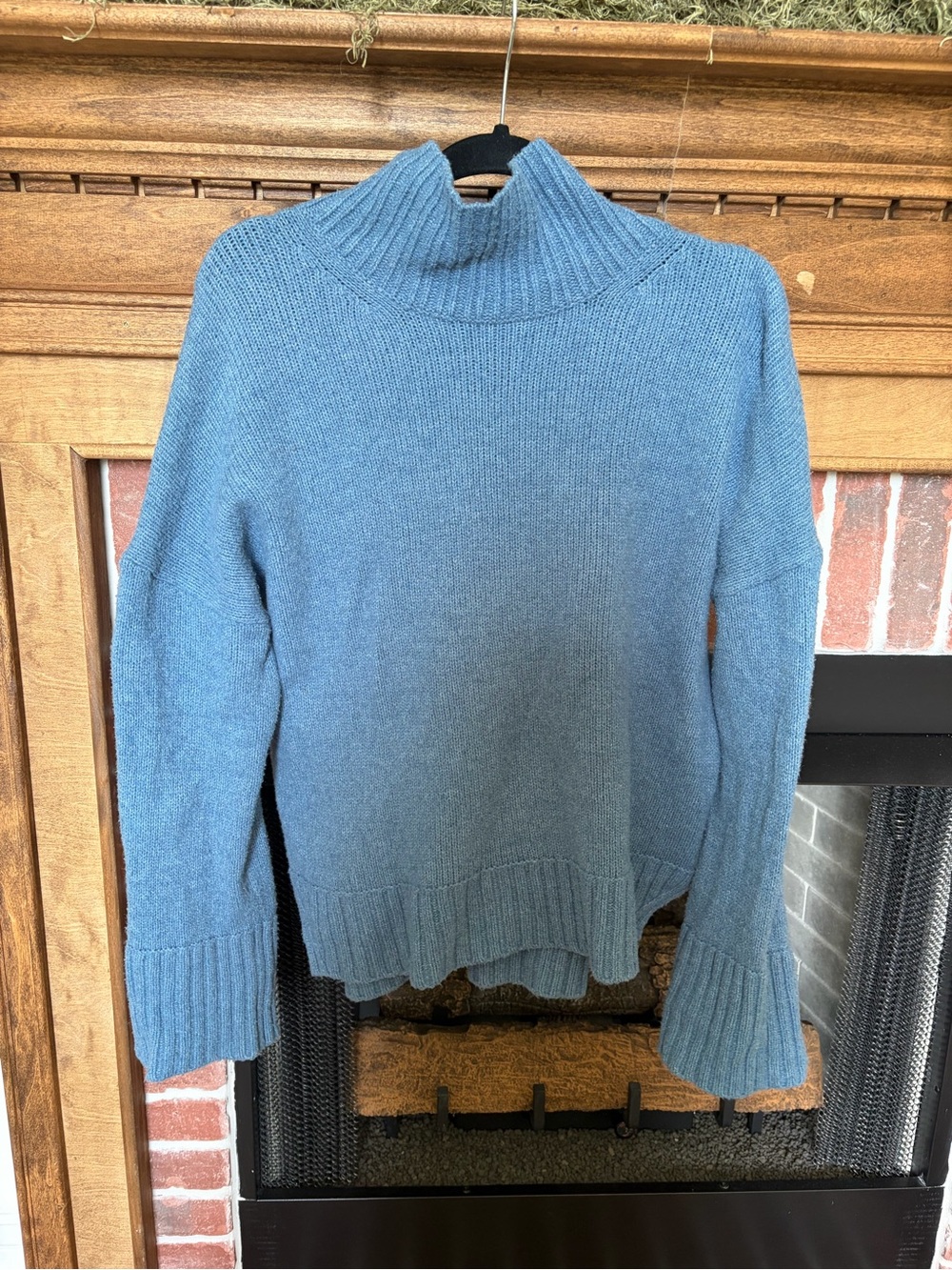 Abercrombie & Fitch Dusty Blue Turtleneck Sweater